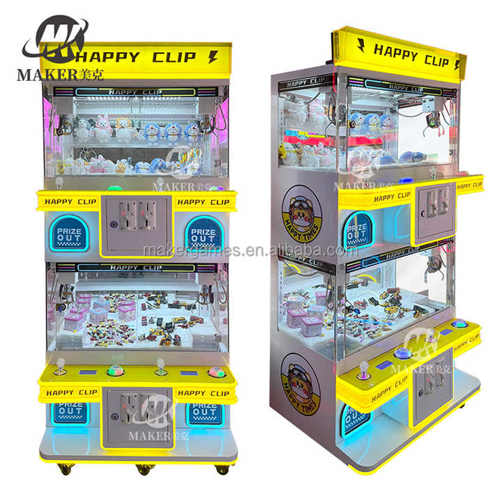 Wholesale Custom New Design Parent-Child Four Player Recreation Claw Arcade Game Machine Indoor Sports Entertainment