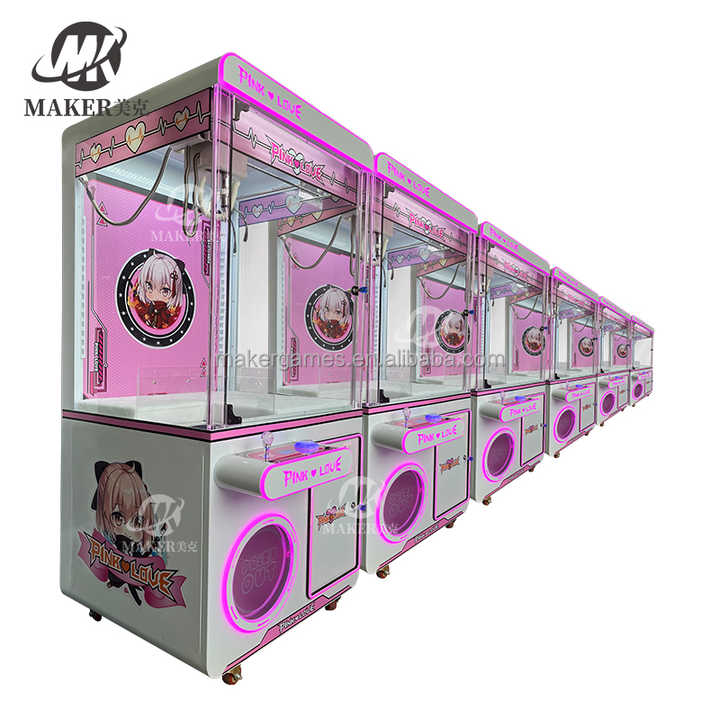 MAKER  Dolls Catcher Games Machine Coin Operated Toy Arcade Crane Claw Machine