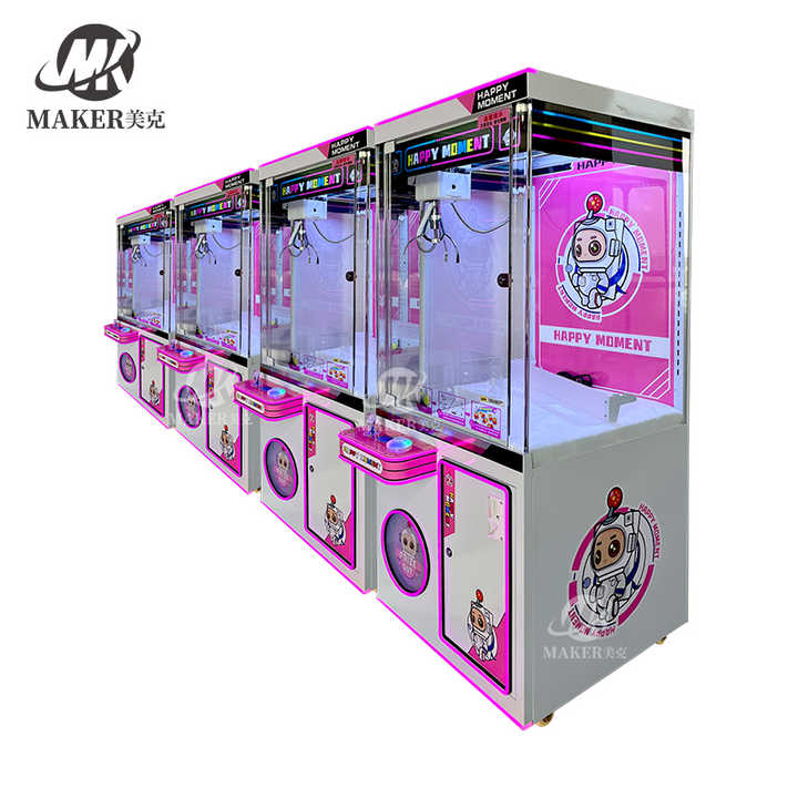 Wholesale Custom Operated Toy Vending Arcade Claw Crane Coin Machine Cheap Bill Operation Doll Claw Machine With Bill Acceptor
