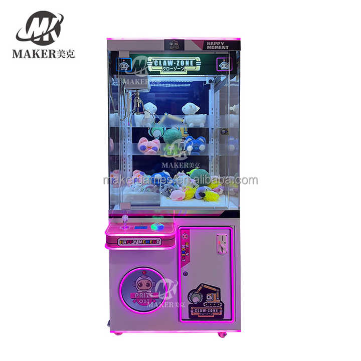 Wholesale Custom Operated Toy Vending Arcade Claw Crane Coin Machine Cheap Coin Operation Doll Claw Crane Machine