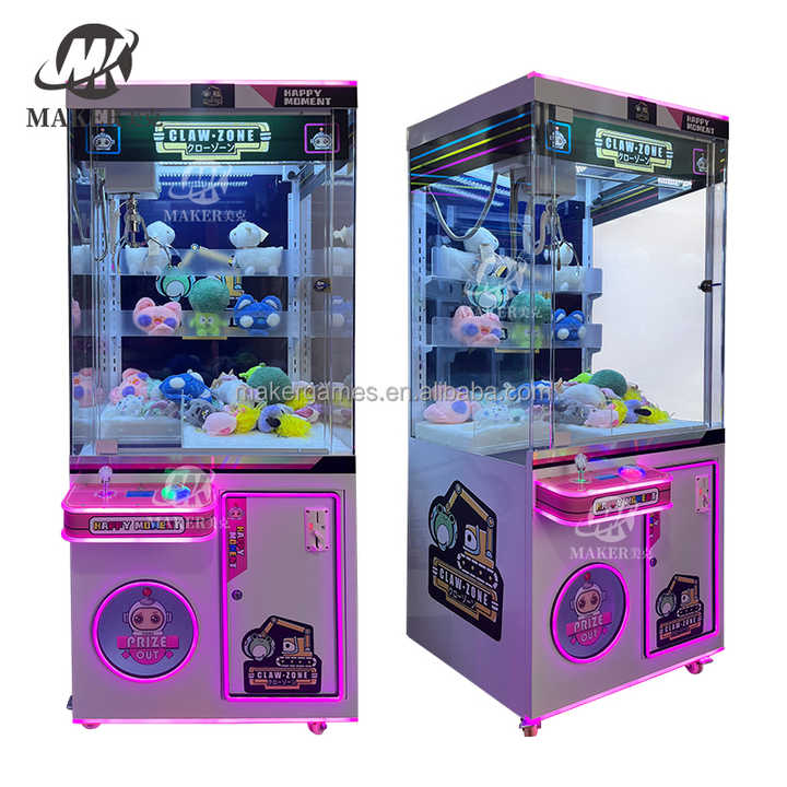 Wholesale Custom Coin Operated Toy Vending Arcade Claw Crane Machine Cheap Bill Operation Doll Claw Machine