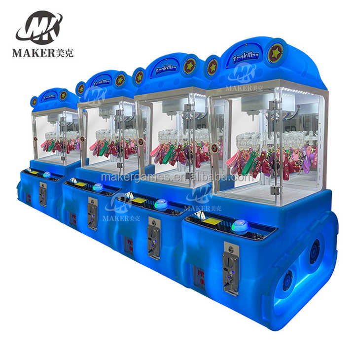 Factory Wholesale Mega Mini Clip Prize Crane Machine Custom Coin Operated Mini Claw Machine Doll Machine