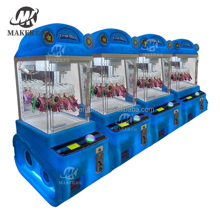 Cheap Claw Machine Aluminum 1 Player Table Top Mini Claw Machine Toy Clip Prize Machine for Sale