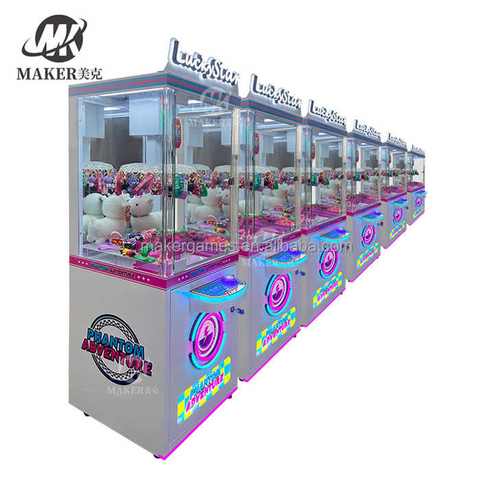 Personal Clip Sticker Card Clamp Machine Claw Crane Coin Operated Customized Mini Boutique Clip Prize Game Machines