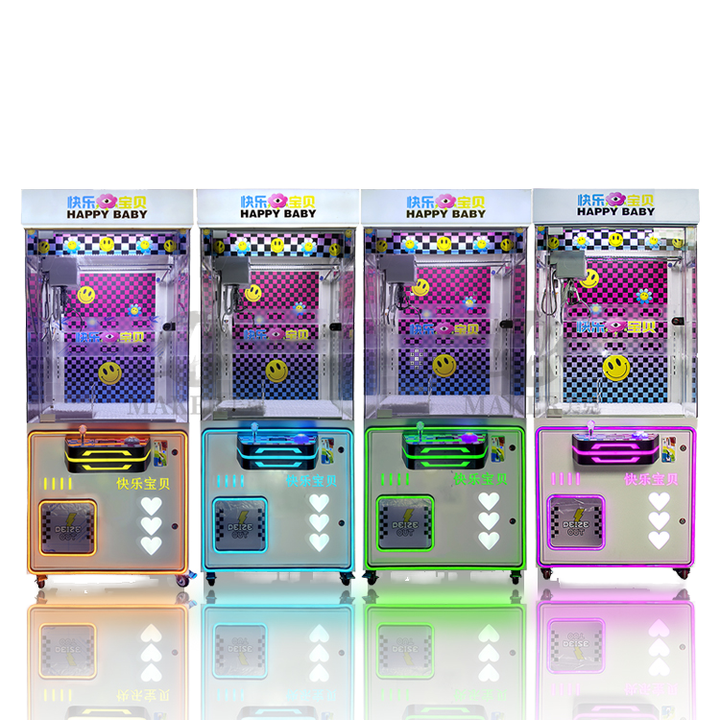 MAKER Claw Crane Machine 100w Colorful Game Toy Claw Crane Machine for Small Business