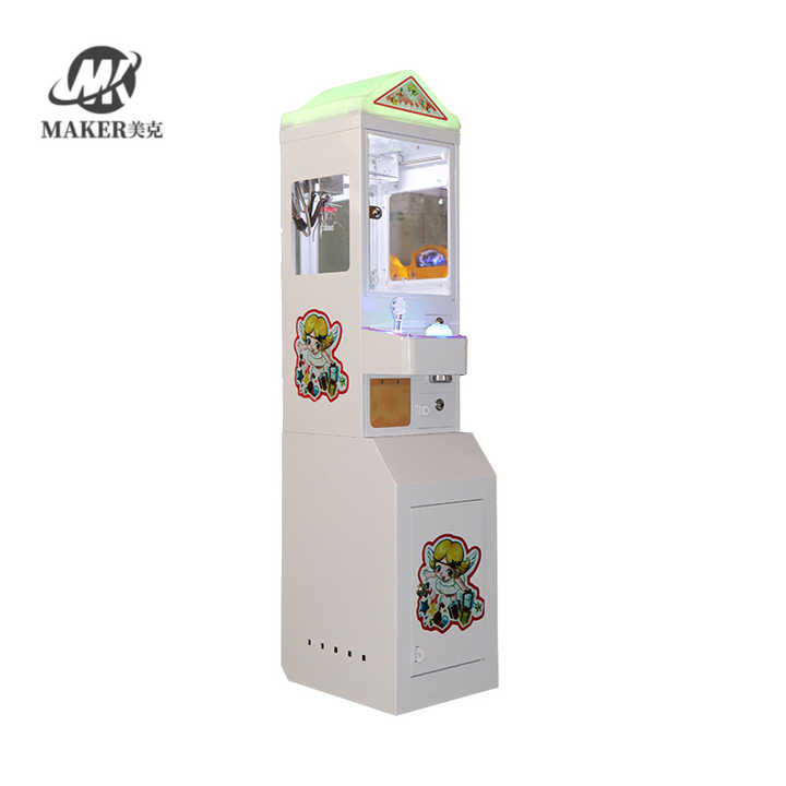 White Appearance Electric Games Gift Machine Coin Operated Crane Claw Machine for Sale