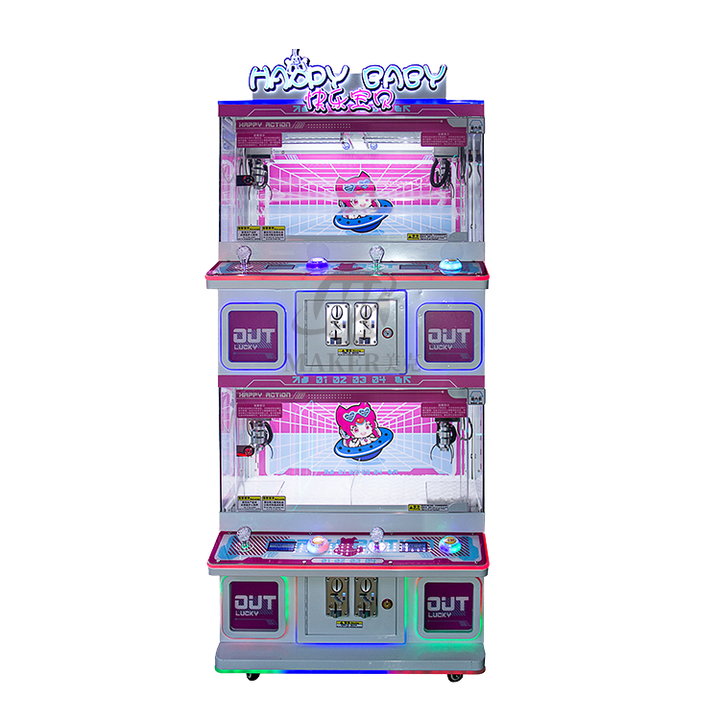 Leisure Crane Claw Machine Arcade Gift Parent-Child Four Player Toy Catcher Game Machine