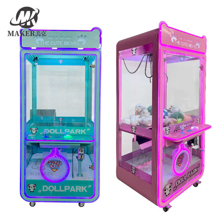 MAKER Dolls Catcher Games Machine Coin Operated Toy Arcade Crane Claw Machine