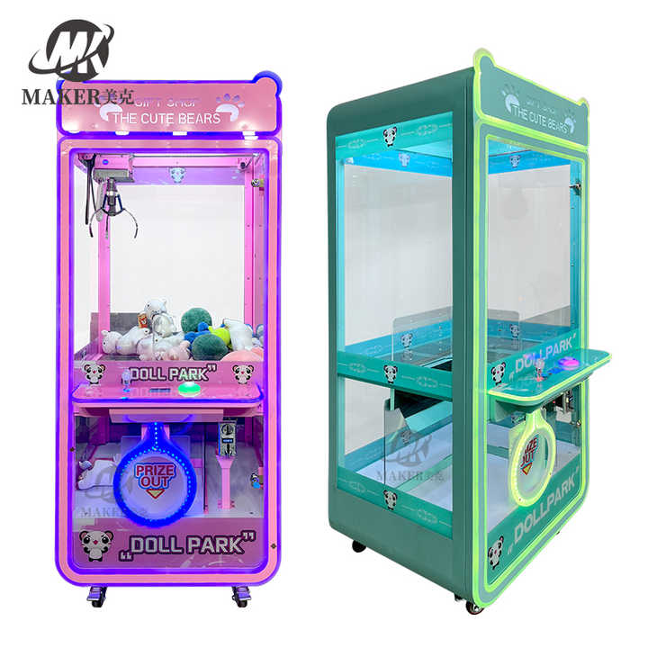 MAKER Dolls Catcher Games Machine Coin Operated Toy Arcade Crane Claw Machine