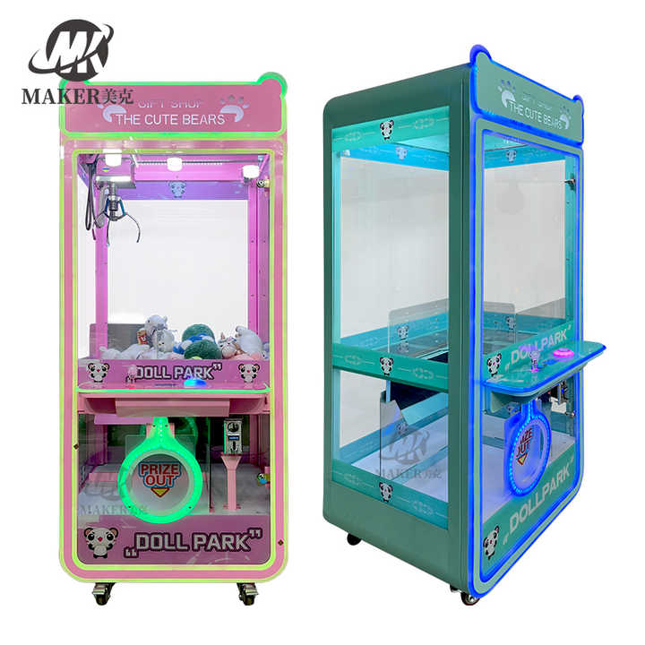 MAKER Dolls Catcher Games Machine Coin Operated Toy Arcade Crane Claw Machine
