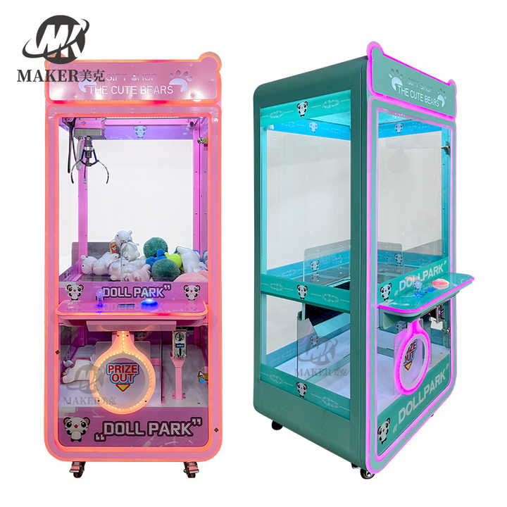 MAKER Dolls Catcher Games Machine Coin Operated Toy Arcade Crane Claw Machine