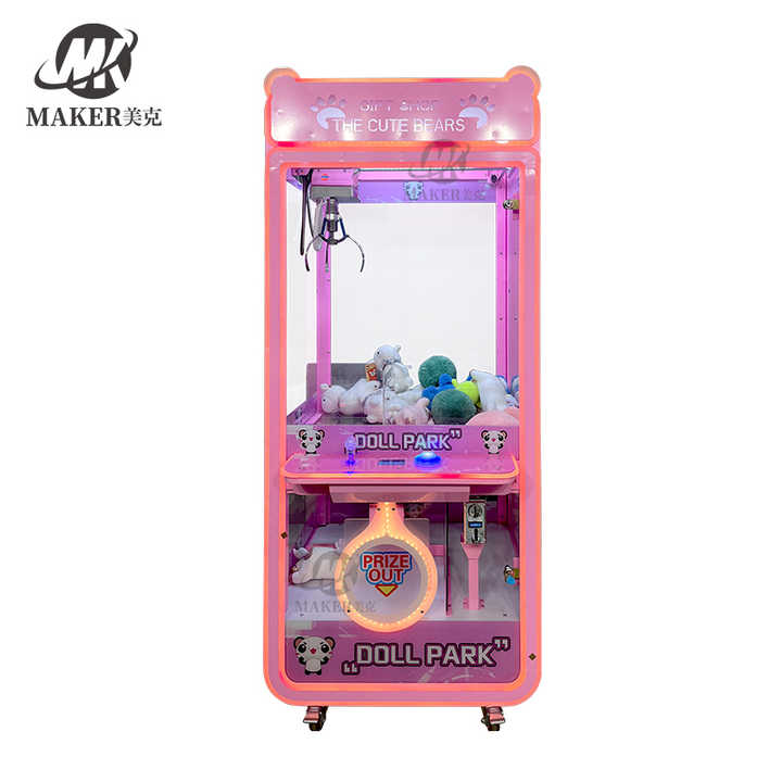 MAKER Dolls Catcher Games Machine Coin Operated Toy Arcade Crane Claw Machine
