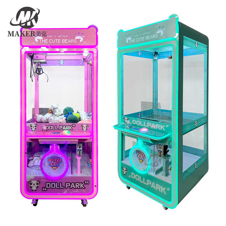 MAKER Dolls Catcher Games Machine Coin Operated Toy Arcade Crane Claw Machine