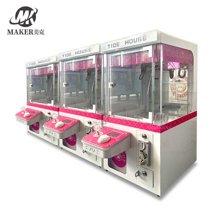 Clip Gift Vending Machine Coin Operated 1 Piece Toys Grabber Arcade Crane Game Claw Machine