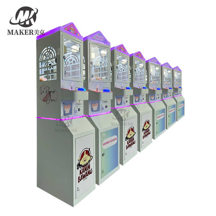 Wholesale Toy Crane Claw Machine Kits White Coin Operated Prize Mini Claw Game Machine