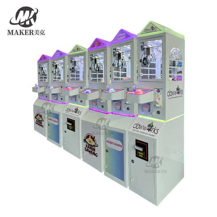 Wholesale Toy Crane Claw Machine Kits White Coin Operated Prize Mini Claw Game Machine