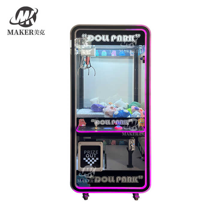 Wholesale Custom Coin Operated Toy Vending Arcade Claw Crane Machine 220W Operation Doll Claw Machine