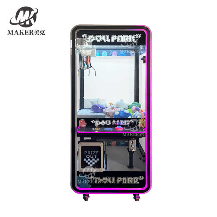 Wholesale Custom Coin Operated Toy Vending Arcade Claw Crane Machine 220W Operation Doll Claw Machine