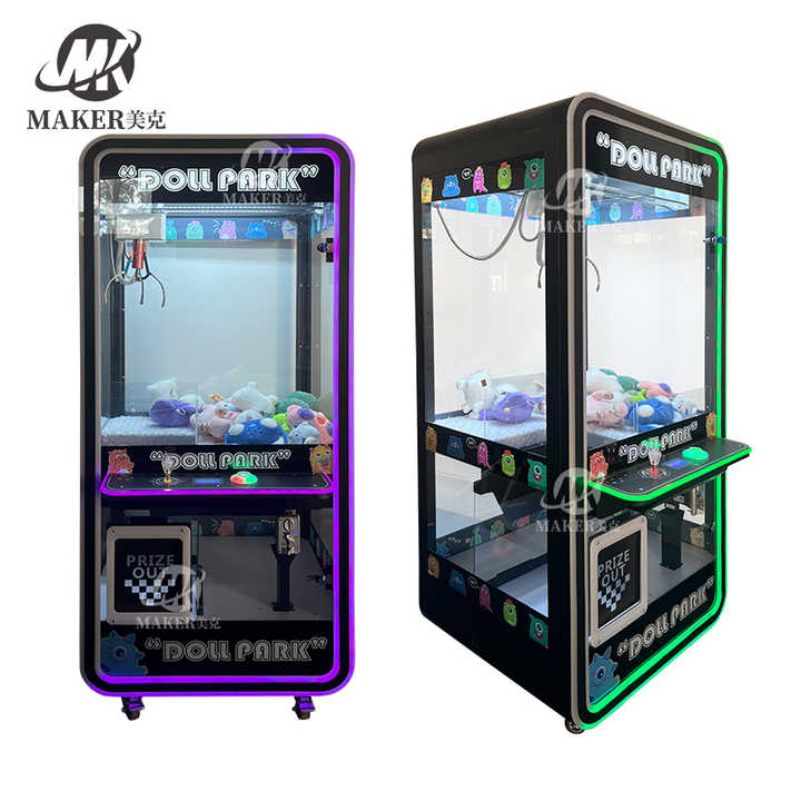 Indoor Economical Arcade Games Transparent Claw Machine New Design Claw Crane Machine for Business