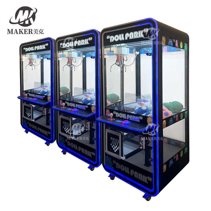 Indoor Economical Arcade Games Transparent Claw Machine New Design Claw Crane Machine for Business