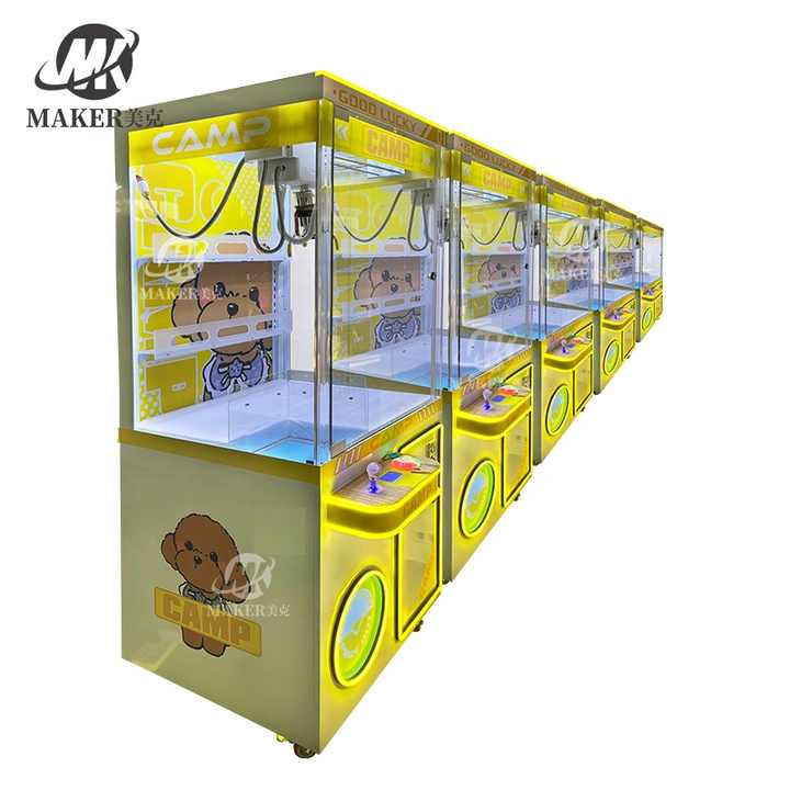 Indoor Happy Moment Toy Crane Machine Toy Claw Machine Candy Snack Doll Crane Claw Machine