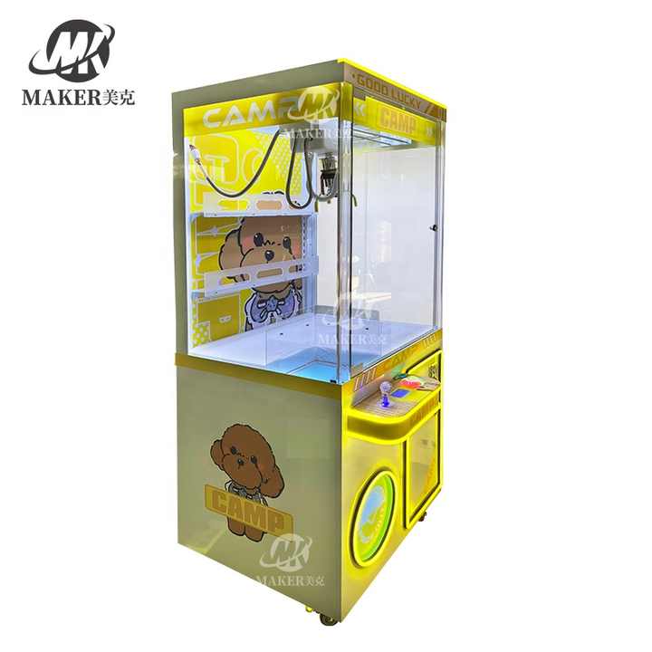 Indoor Happy Moment Toy Crane Machine Toy Claw Machine Candy Snack Doll Crane Claw Machine