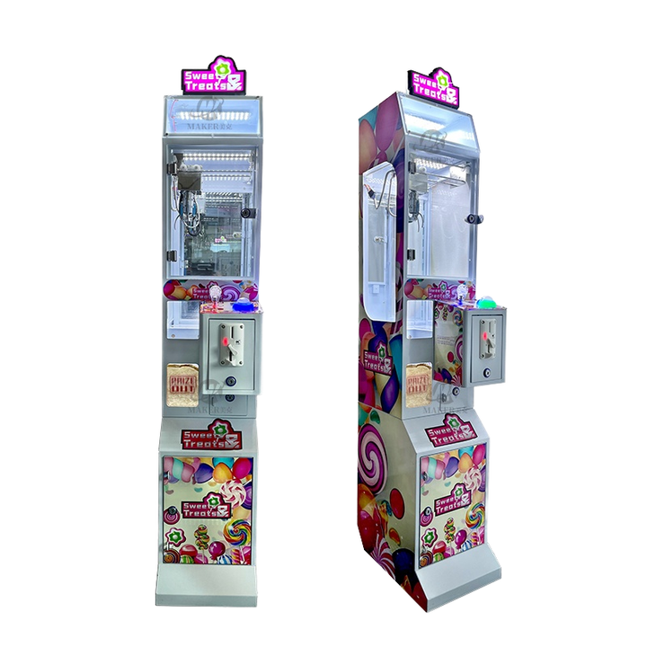 Electronic Mini Crane Claw Machine Coin Operated Gift Vending Machine Custom Arcade Plush Toy Mini Super Claw Crane Machine
