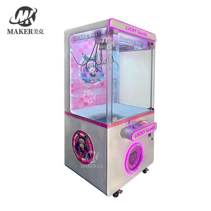 Amusement Park Coin Operated Game Machine Toy Vending Arcade Claw Crane Machine Claw Machine With Bill Acceptor