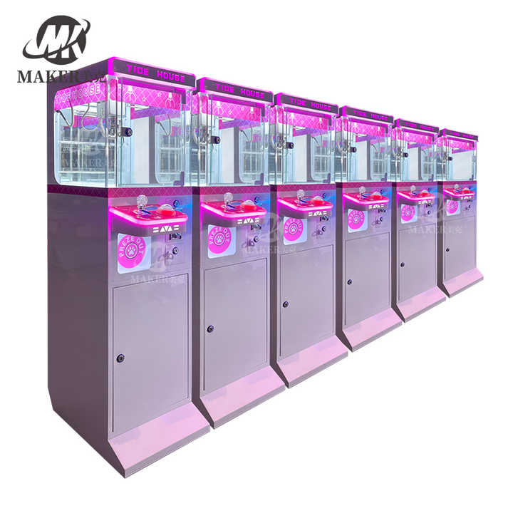 Factory Wholesale Plush Toys Claw Machine Coin Operated Claw Crane Machine With Coin Acceptor