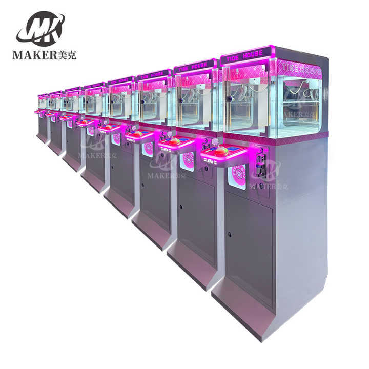 Factory Wholesale Plush Toys Claw Machine Coin Operated Claw Crane Machine With Coin Acceptor