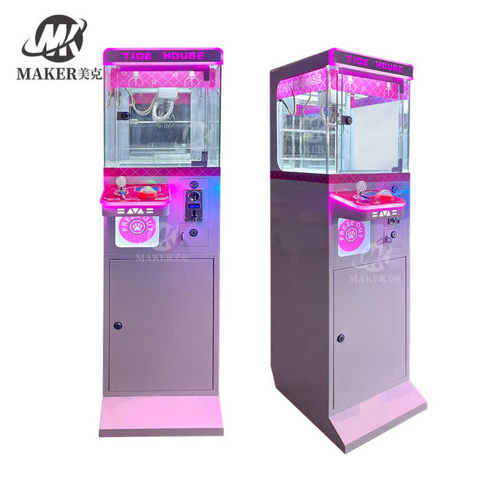 Factory Wholesale Plush Toys Claw Machine Coin Operated Claw Crane Machine With Coin Acceptor
