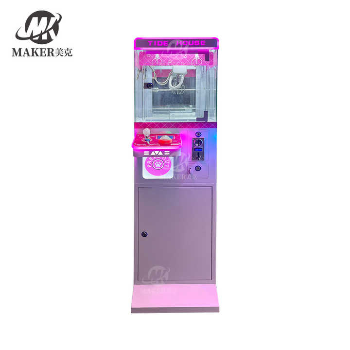 Factory Wholesale Plush Toys Claw Machine Coin Operated Claw Crane Machine With Coin Acceptor