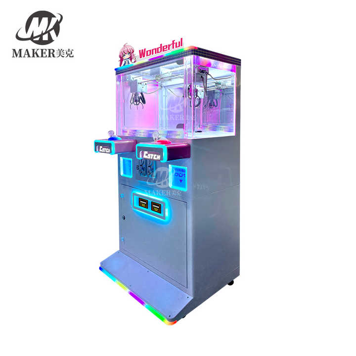 Custom Logo Parent-Child Four Player Crane Claw Machine Doll Game Claw Machine for Mall