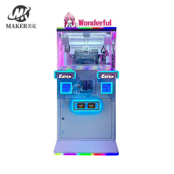 Custom Logo Parent-Child Four Player Crane Claw Machine Doll Game Claw Machine for Mall