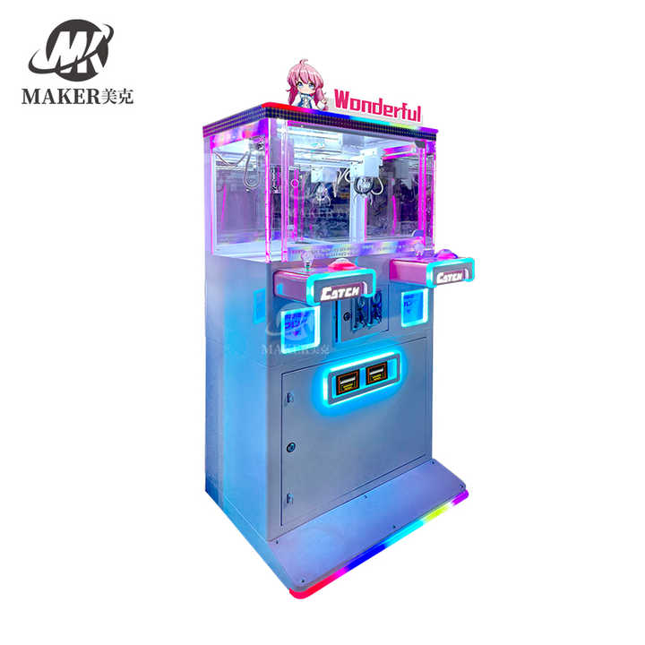 Custom Logo Parent-Child Four Player Crane Claw Machine Doll Game Claw Machine for Mall