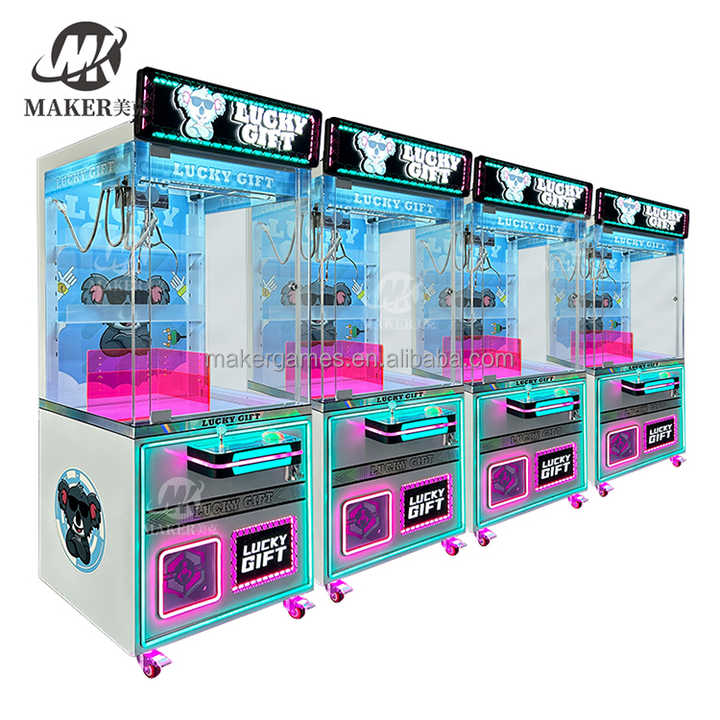 Interactive Indoor Arcade Crane Machine Coin Operated Plush Toys Claw Game Fun Interactive Gaming Experience
