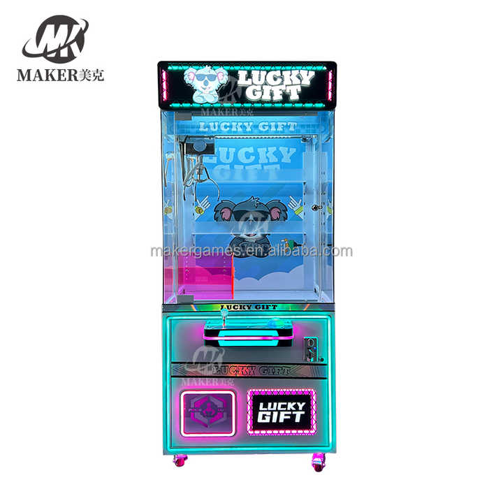 Interactive Indoor Arcade Crane Machine Coin Operated Plush Toys Claw Game Fun Interactive Gaming Experience