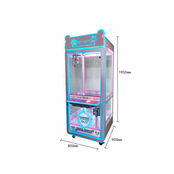 2024 Newest Cheap Coin Operated Gift Game Machine Maquina De Garras Plush Toy Prize Arcade Mini Crane Claw Machine
