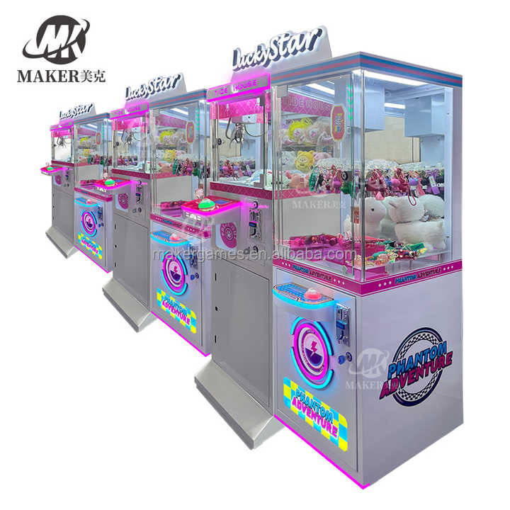 Indoor Combination Mini Plush Toys Clip Prize Game Machine Claw Machine Arcade Game Mini Claw Machine Coin Operate