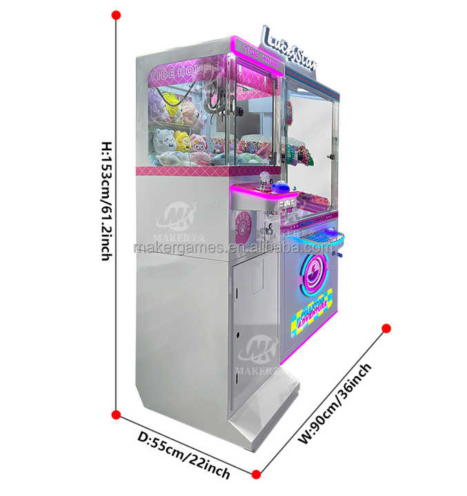 Indoor Mini Plush Toys Claw Machine Double Players Arcade Game Mini Clip Prize Claw Machine Coin Operate