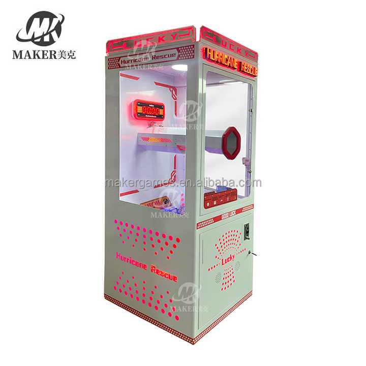 Coin Operated Control Cash Cube Grab Money Blower Catching Booth Machine Money Arcade Grab Game  Machine