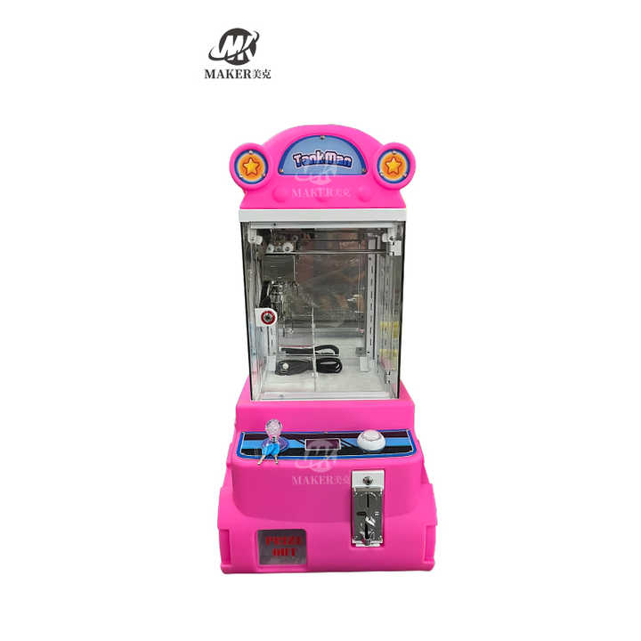 Newest 2025 Newest Designed Mini Claw Machine Coin Operated Amusement Gift Game Machine Small Toy Mini Claw Crane Doll Machine