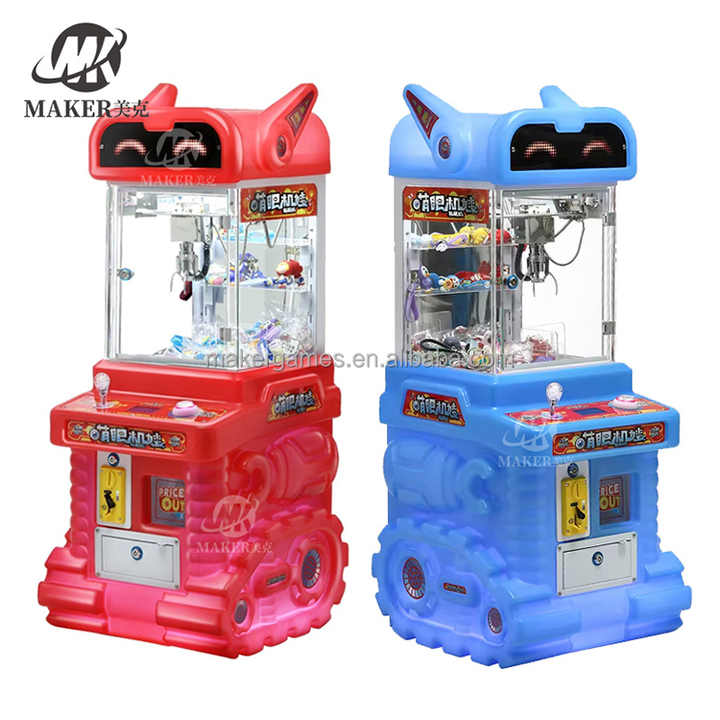 Cheap Claw Crane Machine Aluminum 1 Player Table Top Mini Claw Machine Toy Crane Claw Machine for Sale Malaysia