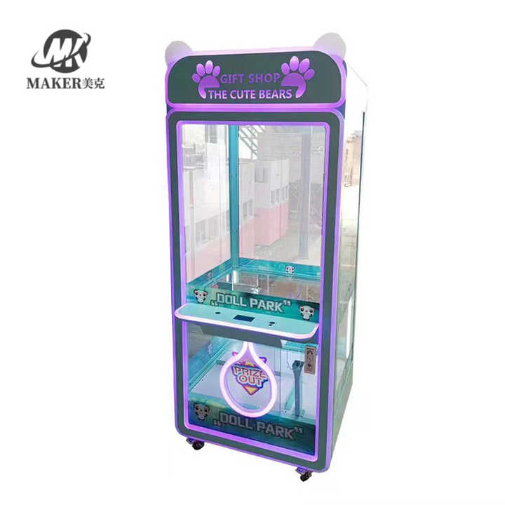 2024 Newest Coin Operated Games Small Toy Claw Crane Machine Mini Claw Machine for Sale