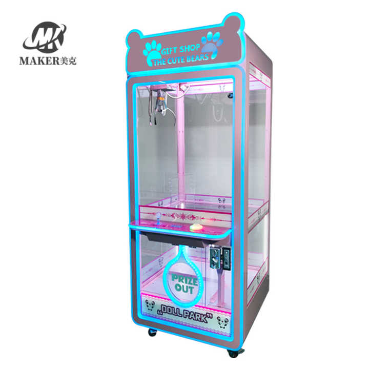 2024 Newest Coin Operated Games Small Toy Claw Crane Machine Mini Claw Machine for Sale