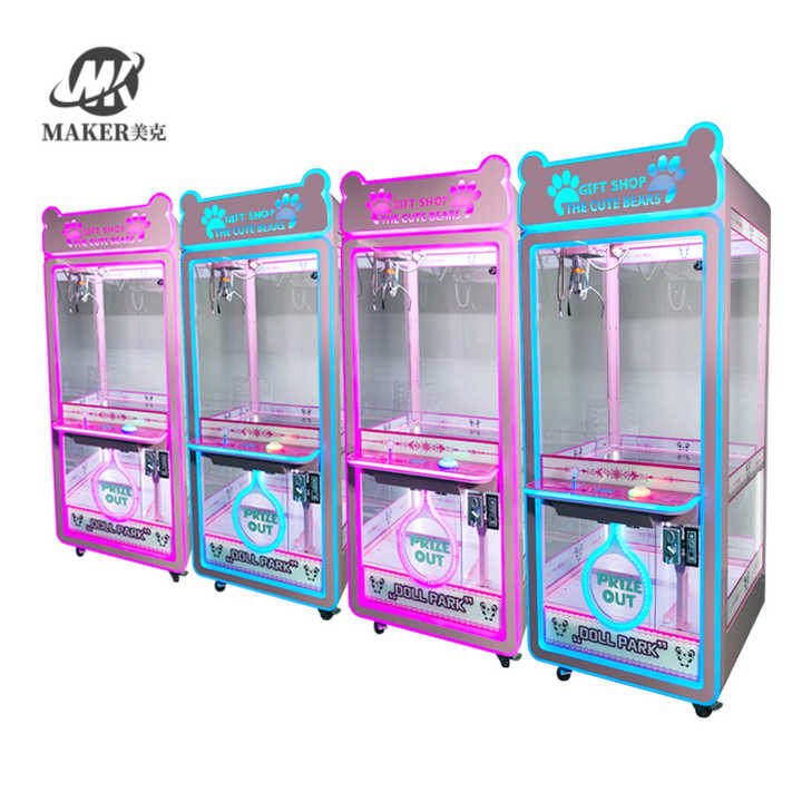 2024 Newest Coin Operated Games Small Toy Claw Crane Machine Mini Claw Machine for Sale