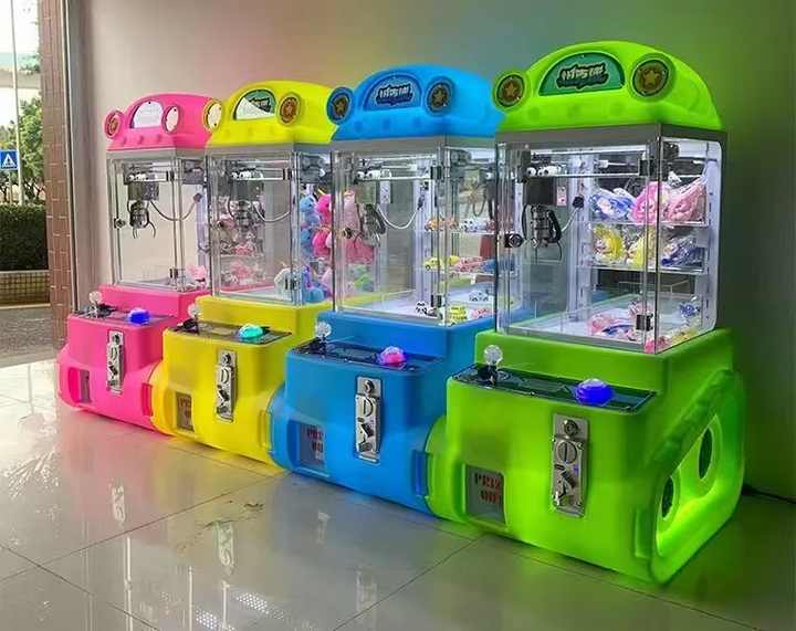 Hot Selling New LCD Screen Coin Operated Mini Claw Crane & Doll Machine Child's Toy