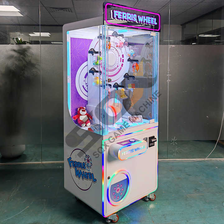 Coin-Operated Claw Crane Gift Game Machine Indoor Sport Amusement for Kids Featuring Dolls & Tanks