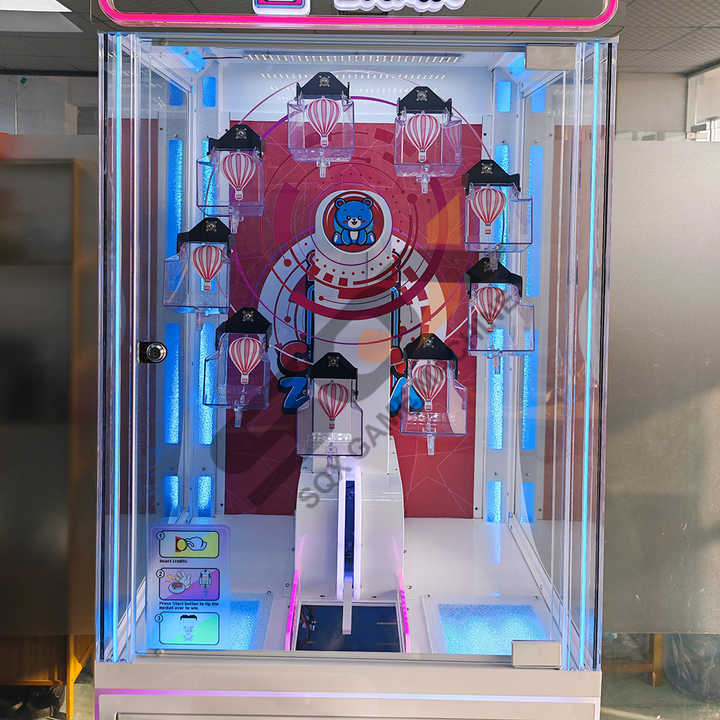 Coin-Operated Claw Crane Gift Game Machine Indoor Sport Amusement for Kids Featuring Dolls & Tanks