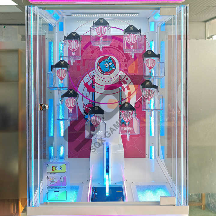 Coin-Operated Claw Crane Gift Game Machine Indoor Sport Amusement for Kids Featuring Dolls & Tanks